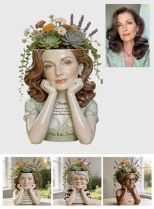 Thank You For Helping Me Grow - Personalized Mother Acrylic Pot