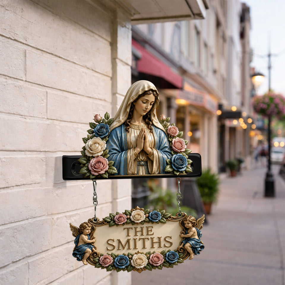 Belive - Personalized Christian Wooden Wall Mount Sign