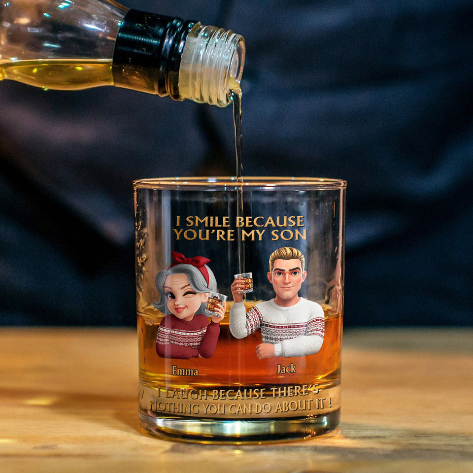 Gift For Son/ Father/ Daughter... - Personalized Father Whiskey Glass