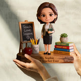 Any Photo - Personalized Teacher Custom Shaped Wood Plaque