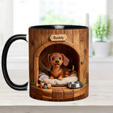 Puppy’s Cozy House Mug - Personalized Dog Accent Mug