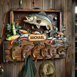 Reel Fun Perfect Gift For Fishing Lovers - Personalized Fishing Shaped Hanging Organizer