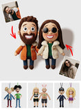 Loving Christmas - Personalized Couple Handmade Crochet Ornament