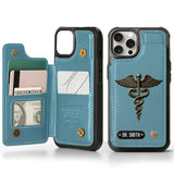 Proud Nurse - Personalized Nurse Wallet Phone Case