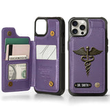 Proud Nurse - Personalized Nurse Wallet Phone Case