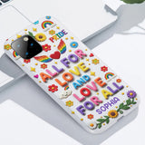 All For Love And Love For All - Personalized LGBT Support Full Print Phone Case