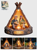 Campsite Lamp - Personalized Camping Solar Acrylic Light