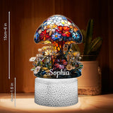 Magic Night - Personalized Mushroom Shaped Plaque Light Base