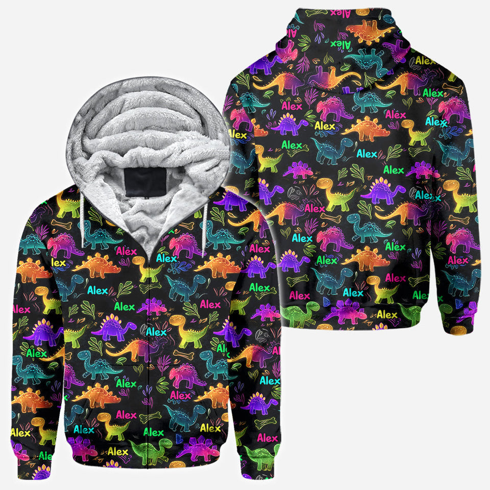 Dinosaur Suitable for Kids to Go Out with Outdoor - Personalized Kid All Over Shirt
