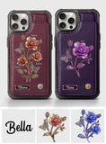 Mother And Roses - Personalized Mother Wallet Phone Case