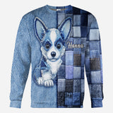 Love Pembroke Welsh Corgi - Personalized Dog All Over Shirt