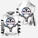 Cute Penguin - Personalized Penguin Lover Hoodie and Leggings