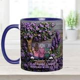 To Grandma/Mother Never Forget We Love You - Personalized Grandma Accent Mug