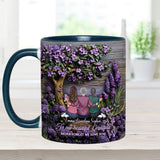 To Grandma/Mother Never Forget We Love You - Personalized Grandma Accent Mug
