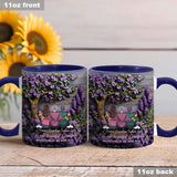 To Grandma/Mother Never Forget We Love You - Personalized Grandma Accent Mug