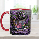 To Grandma/Mother Never Forget We Love You - Personalized Grandma Accent Mug