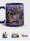 To Grandma/Mother Never Forget We Love You - Personalized Grandma Accent Mug