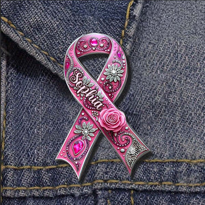Breast Cancer Awareness - Personalized Breast Cancer Awareness Pin
