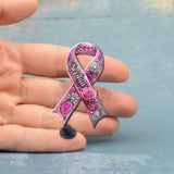 Breast Cancer Awareness - Personalized Breast Cancer Awareness Pin