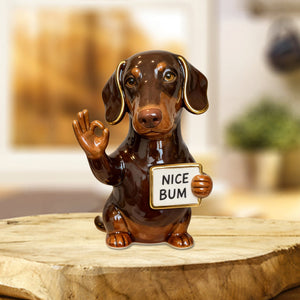 Nice Bum - Personalized Dog Custom Shaped Acrylic Plaque
