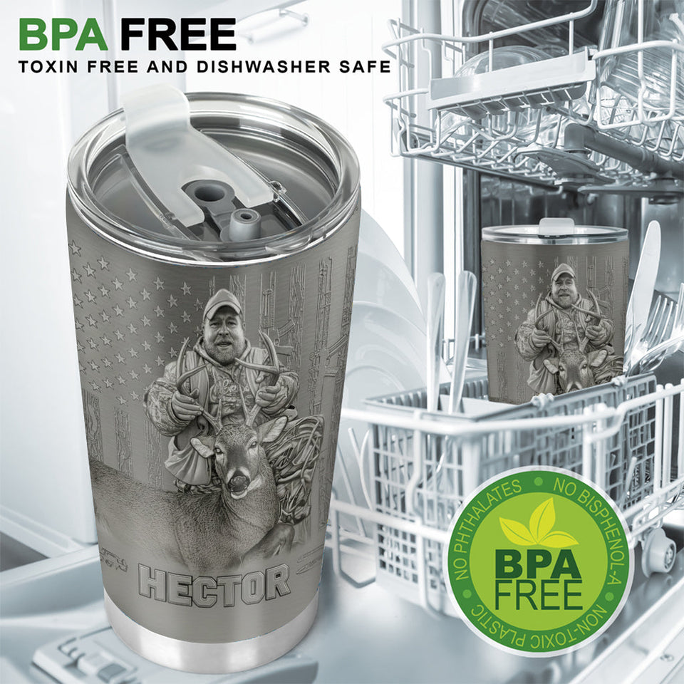Custom From Any Photo - Personalized Hunting Tumbler