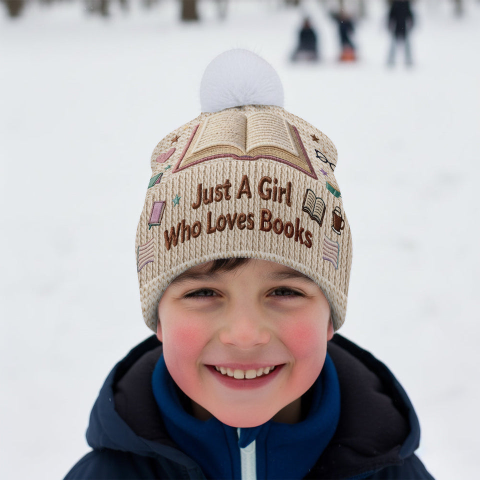 Reading Makes Me Happy - Personalized Book Beanie Hat