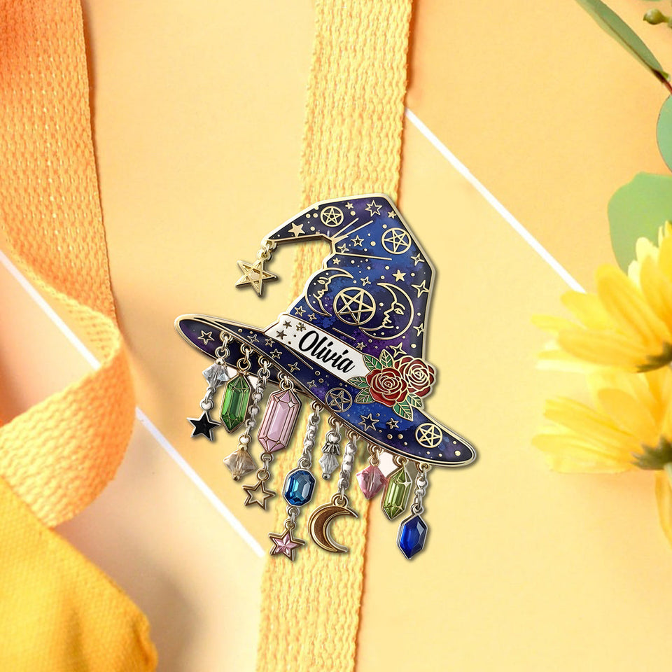 Witch Hat - Personalized Witch Pin