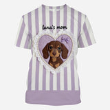 Custom Gift For Fur Mom - Personalized Dog All Over Shirt