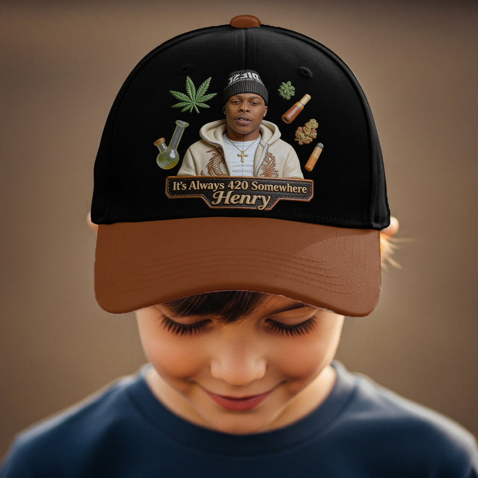 World's Dopest Dad - Personalized Weed Classic Cap