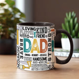 Best Dad Ever - Personalized Father Accent Mug