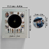 Museum Of Us With Music Song - Personalized Couple Rotating Music Magnet With Light