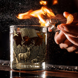 It's Hunting Season - Personalized Hunting Whiskey Glass