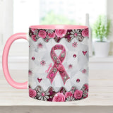 Sensibilisation au cancer du sein - Mug personnalisé pour la sensibilisation au cancer du sein