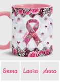 Sensibilisation au cancer du sein - Mug personnalisé pour la sensibilisation au cancer du sein