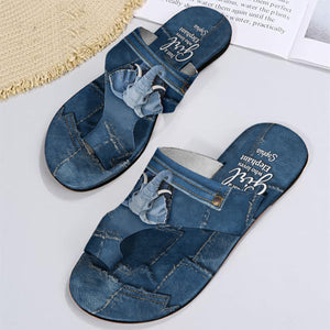 Love Elephant - Personalized Elephant Open Toe Sandals