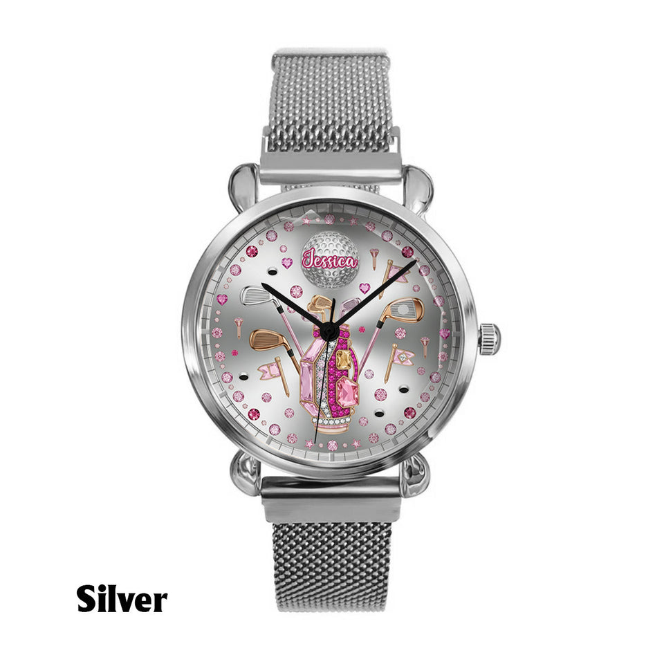 Love Golf - Personalized Golf Women Hand Watch