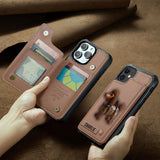Cute Poodle - Personalized Dog Wallet Phone Case