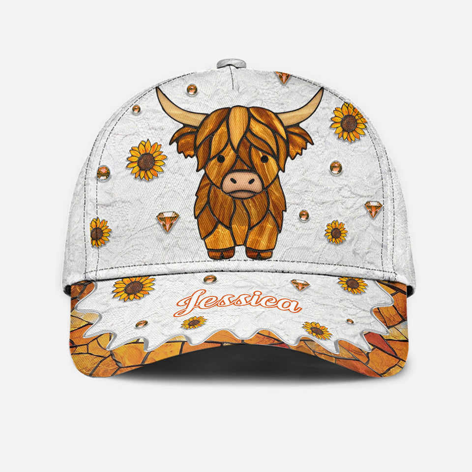 Adorable Highland Cow - Personalized Highland Cow Classic Cap
