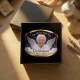 I'm Always With You - Personalized Memorial Shaped Cuff Bracelet