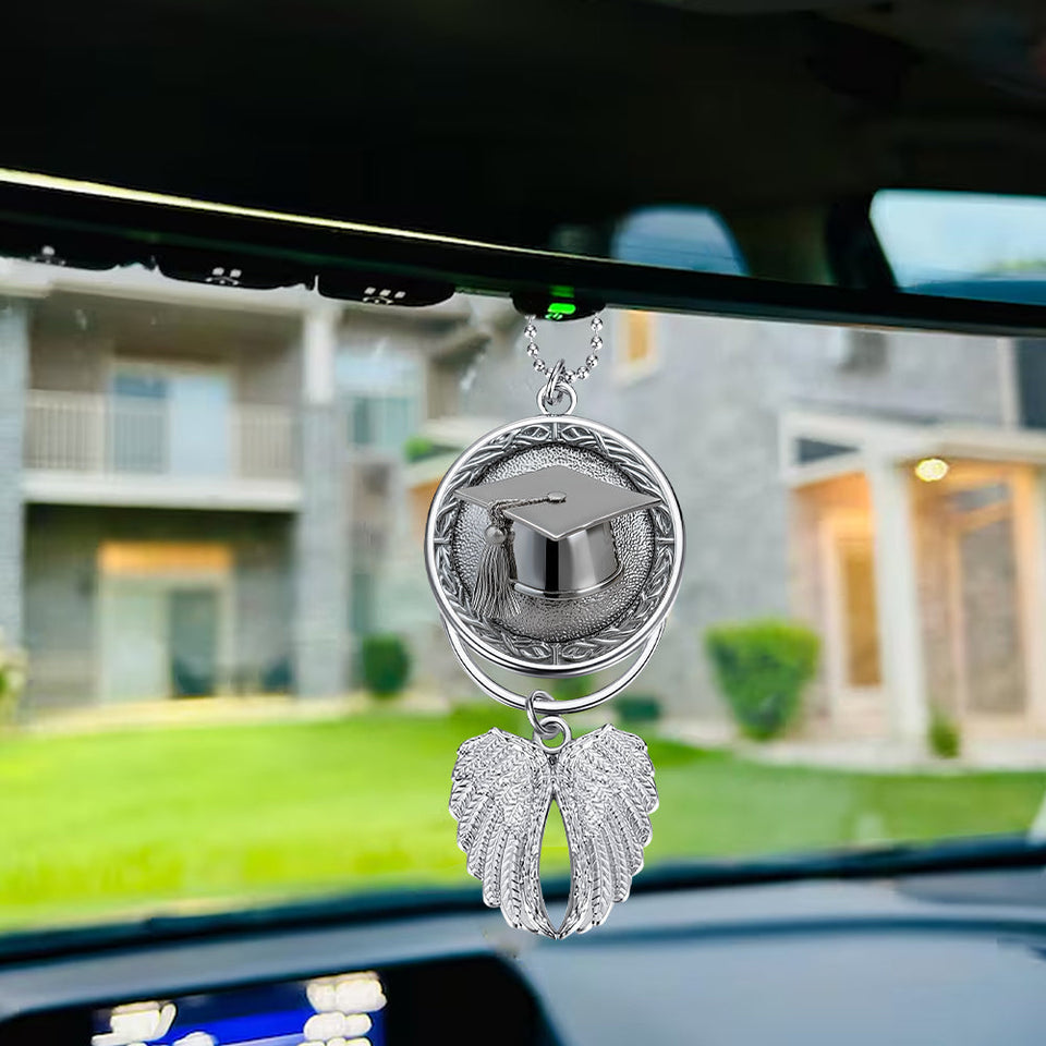 Congrats Grand 2025 - Personalized Graduation Wings Ornament