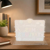 Welcome To Teacher's Classroom - Personalized Teacher 2-Layer Acrylic Freestanding