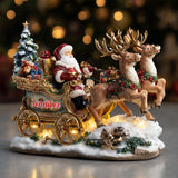 Santa Night - Personalized Christmas Custom Shaped Acrylic Plaque