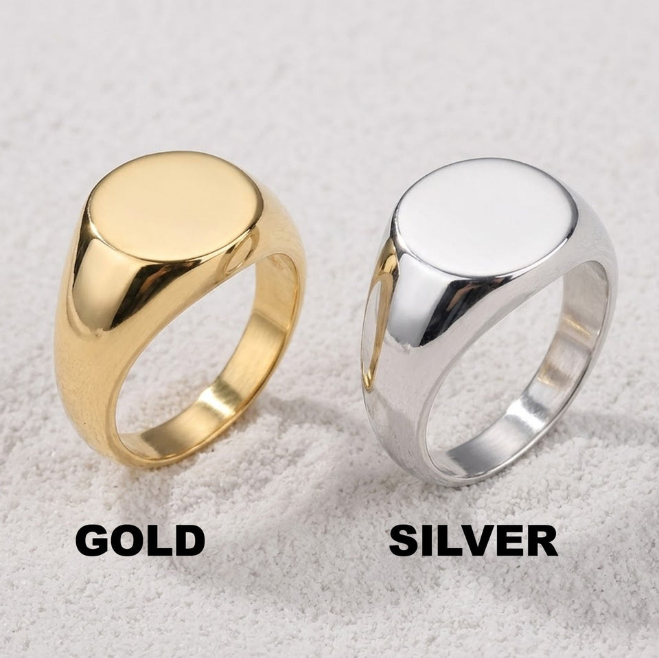 Lucky Fishing Ring - Personalized Fishing Signet Ring