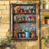 Gardening Is My Therapy - Personalized Gardening Rectangle Metal Sign