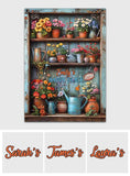 Gardening Is My Therapy - Personalized Gardening Rectangle Metal Sign