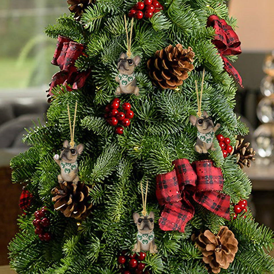 Merry Furry Christmas - Personalized Dog Advent Calendar With Ornaments