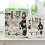 Love Camping - Personalized Camping Accent Mug & Coaster
