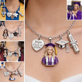 Class Of 2026 - Personalized Graduation Metal Necklaces With Pendants