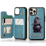 Magical Hat And Cauldron - Personalized Witch Wallet Phone Case