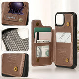 Magical Hat And Cauldron - Personalized Witch Wallet Phone Case